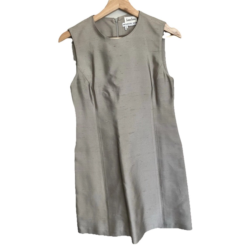 Michael Kors for Neiman Marcus Sleeveless Dress Taupe Size 4